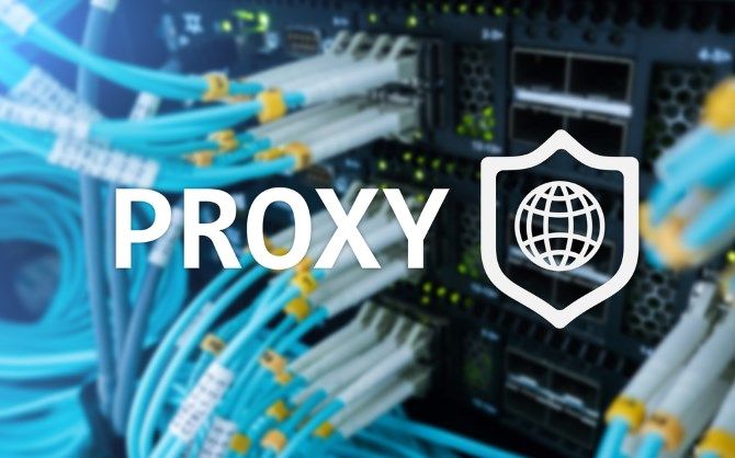 Proxy server illustration
