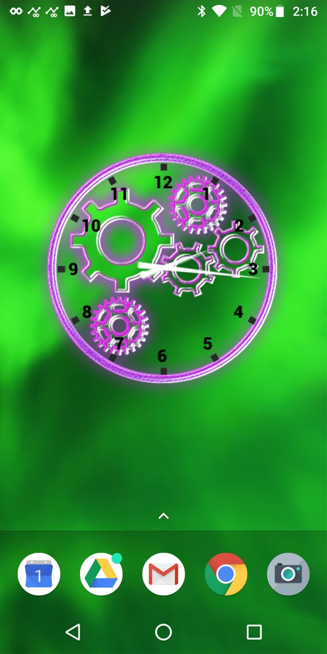 Transparent Clock Widget Clock