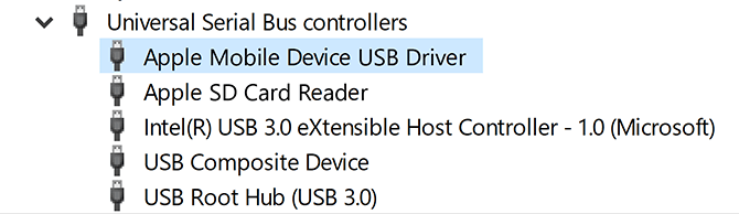 Windows 10 Device Manager Find Apple Driver