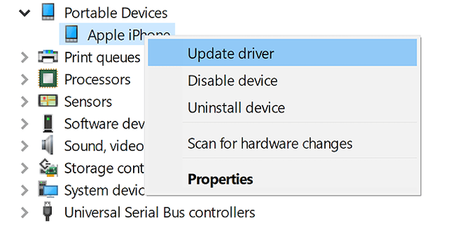 Windows 10 Device Manager Update Drivers