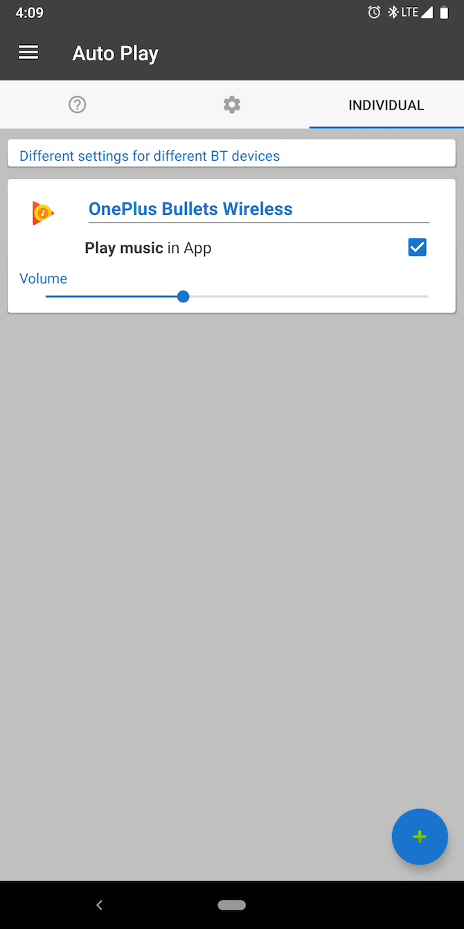 Separate bluetooth settings feature demo Autoplay Android app