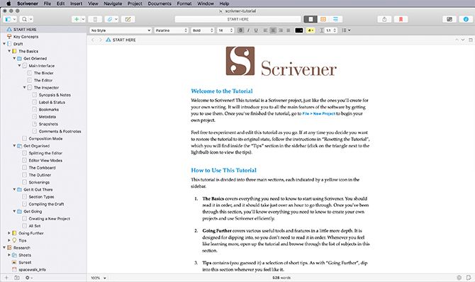 Best Programs for Creative Writers Scrivener