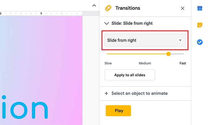 How To Add Transitions On Google Slides