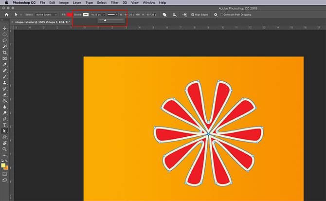 custom shape tool in adobe photoshop