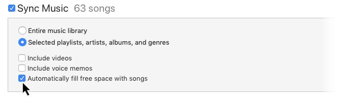 Auto-Fill Songs in iTunes