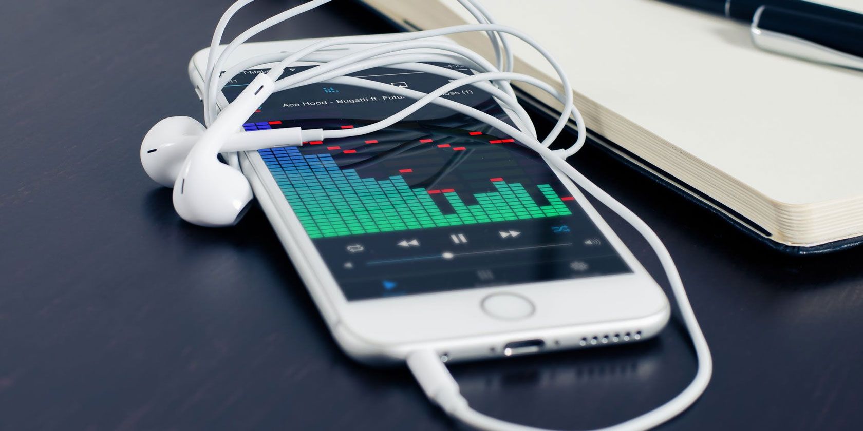 iphone music player app headphone
