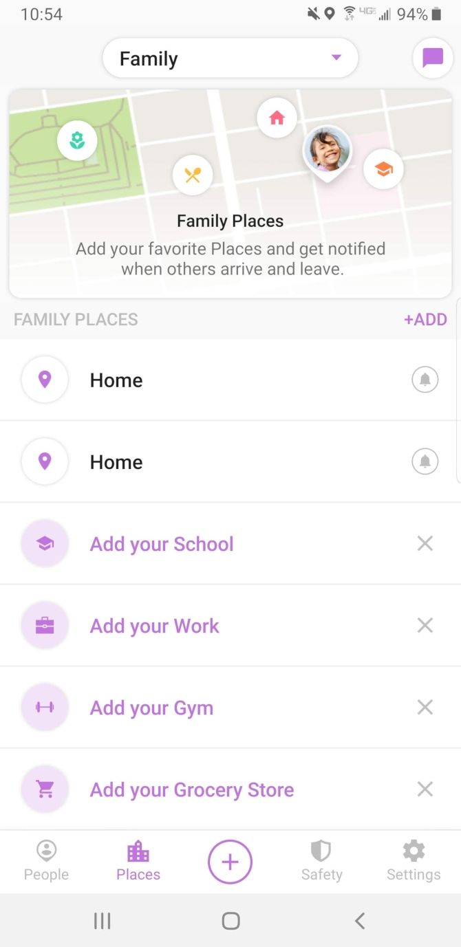 Life360 Personal Safety App Favorite Locations