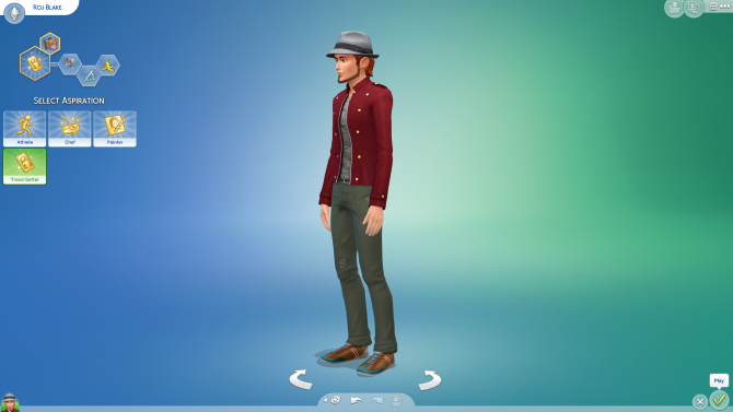 The Create-a-Sim tool in The Sims 4
