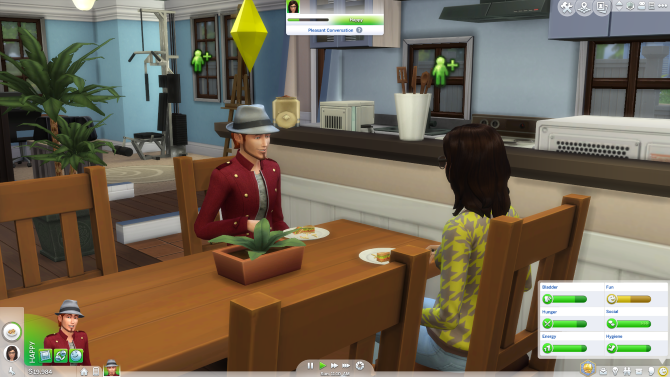 Social interactions in The Sims 4