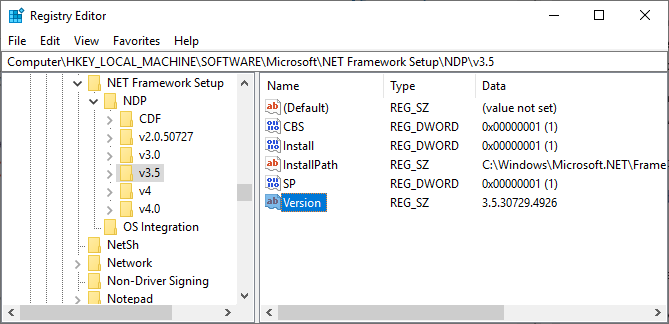 6 Ways to Check Which Versions of .NET Framework Are Installed
