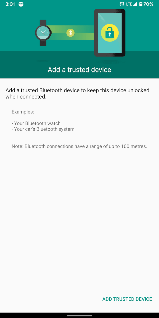 Add a trusted device on Android