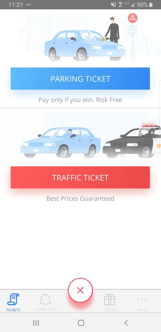 WinIt App Traffic Ticket