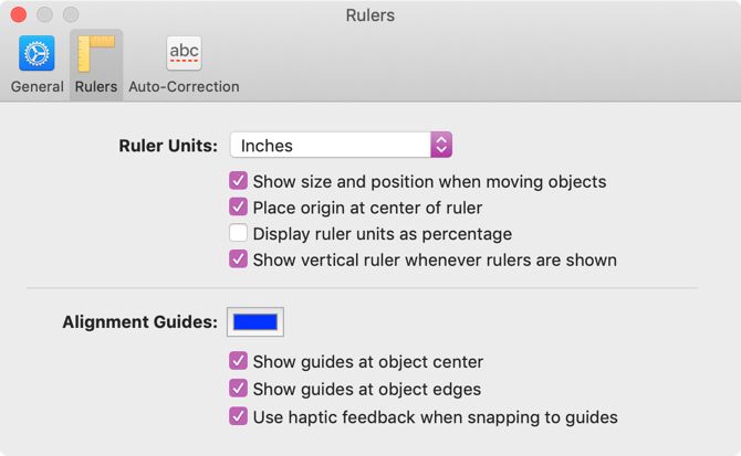 Show Alignment Guides in Pages on Mac