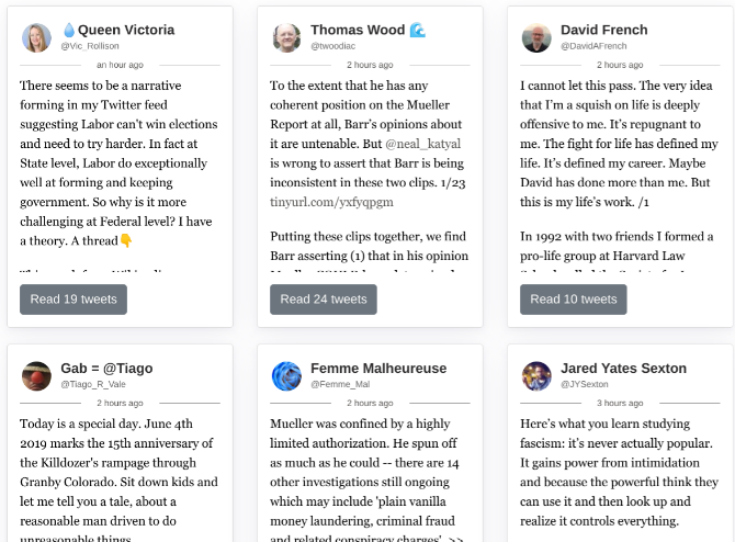 Thread Reader app makes it easier to read Twitter threads and discover tweetstorms