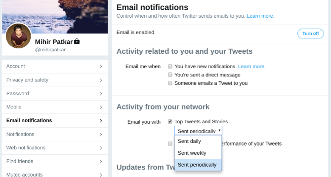 How to get email notifications from Twitter with the best tweets for you