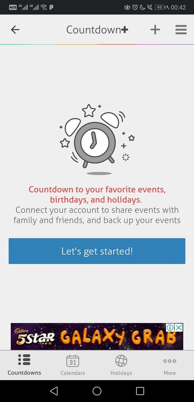 countdown lite event timer and reminder app