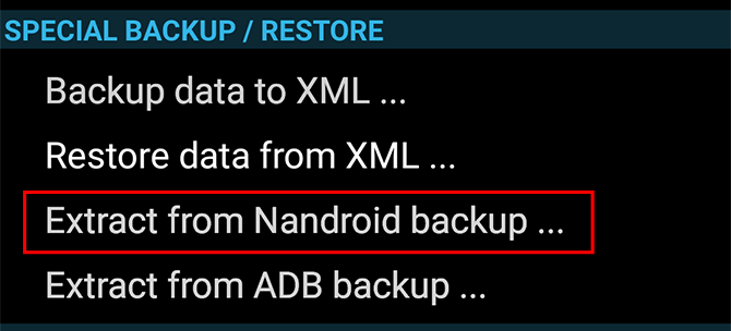 extract from nandroid titanium backup