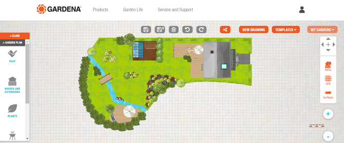 online garden design