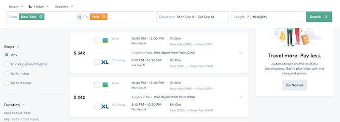 How to get cheap international flights within a certain date range