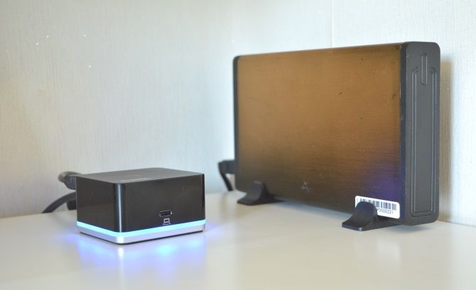 Connect a HDD to the docking station
