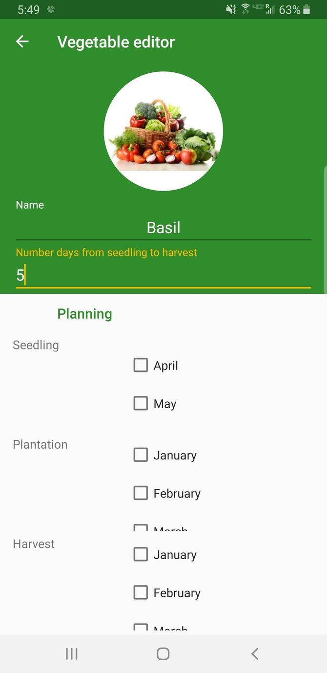 My Vegetable Garden Garden App Plant Search