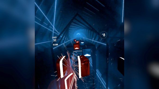 beat saber on the oculus quest