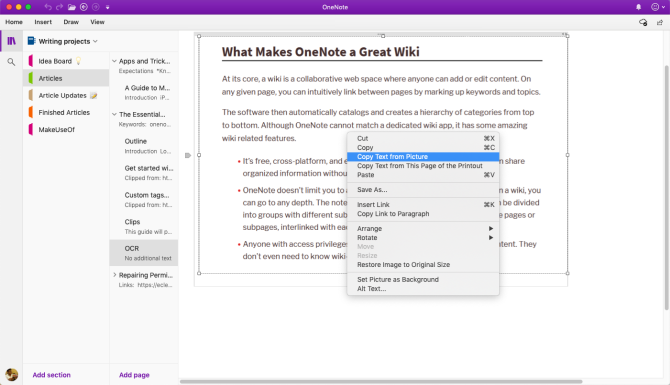 onenote for mac find tag