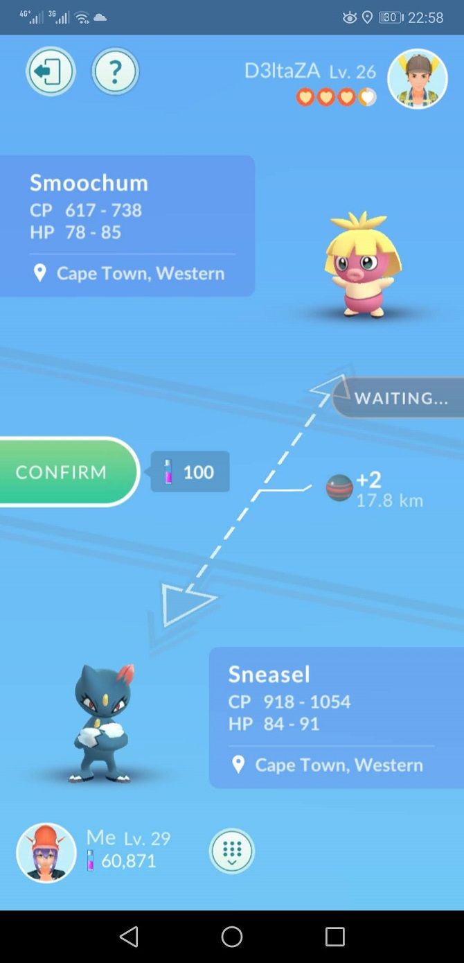 pokemon go trading for candy