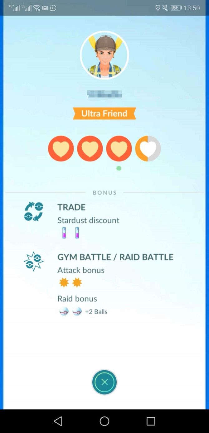 pokemon go ultra friend bonuses