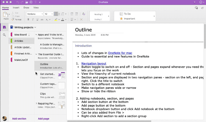 how do you copy an entire notebook in onenote for mac