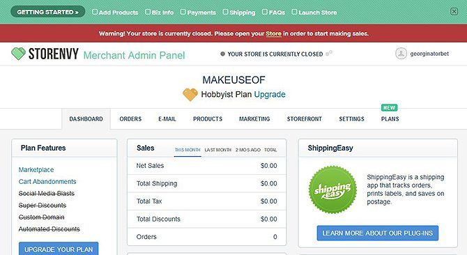 Set Up Your Own Online Store for Free - Admin Panel