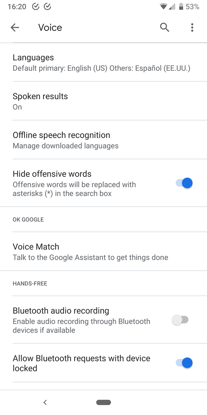 speech to text android