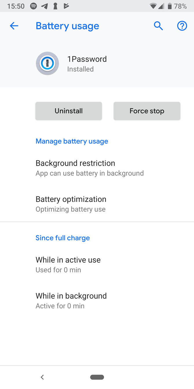 Android App Battery Optimization Options
