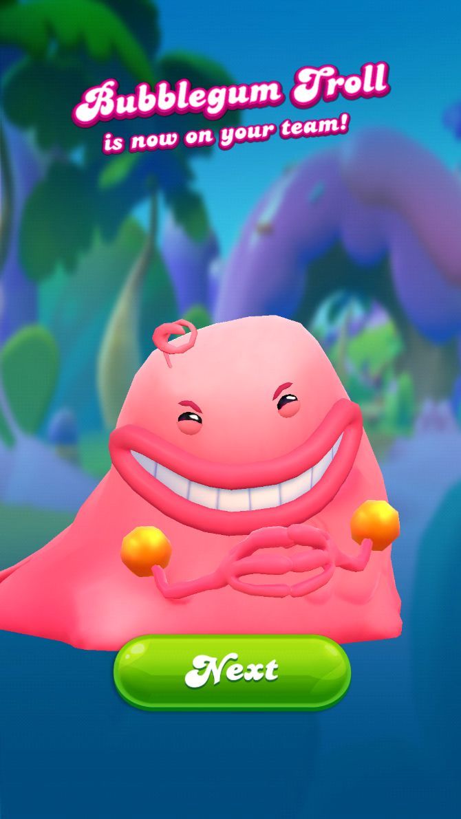 Candy Crush Friends Saga Cheats and Tips: Bubblegum Troll will be added to your Friends characters once you unlock him