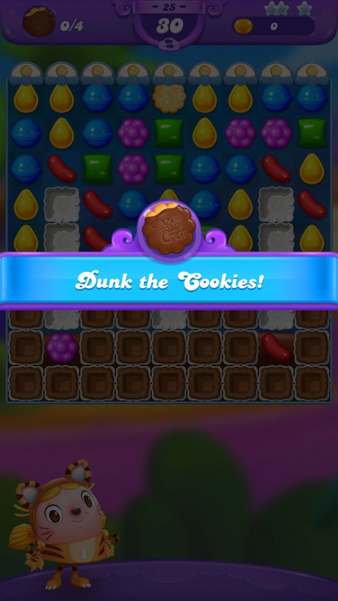 Candy Crush Friends Saga Cheats and Tips: New Types of levels like Dunk The Cookies
