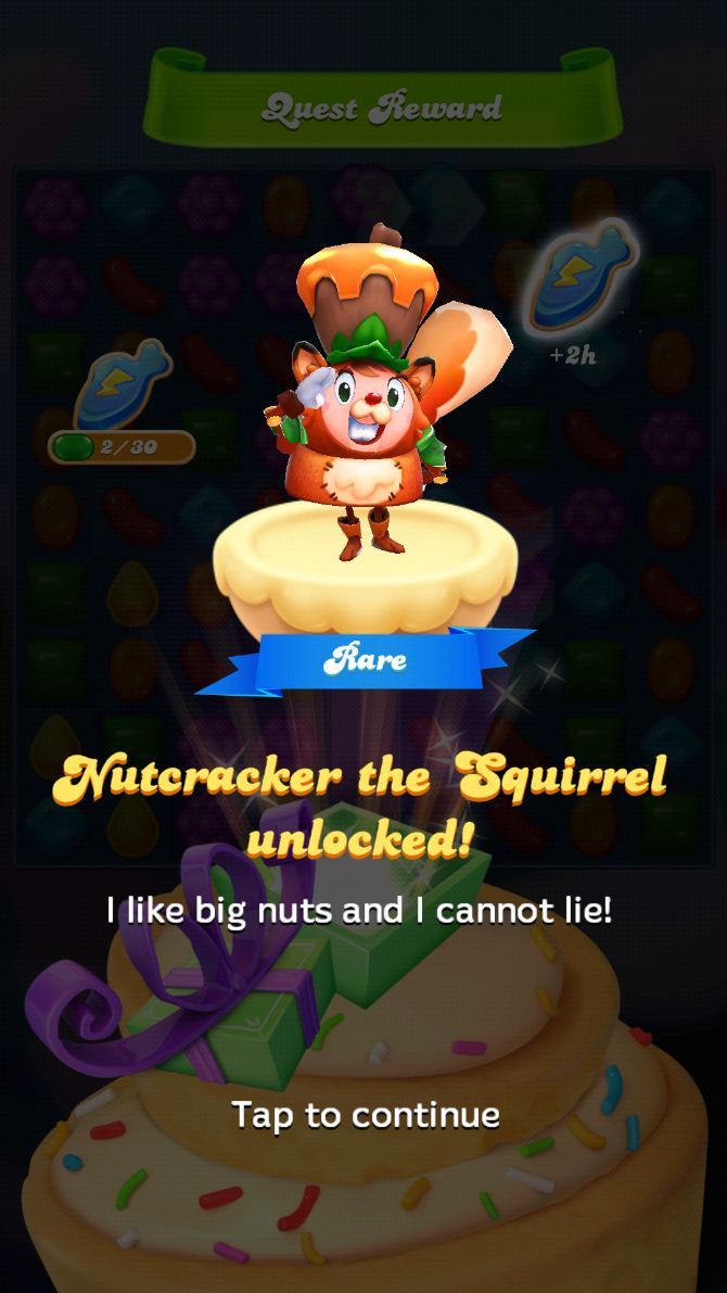 Candy Crush Friends Saga Cheats and Tips: New friends to unlock and use in each level like Nutcracker the squirrel
