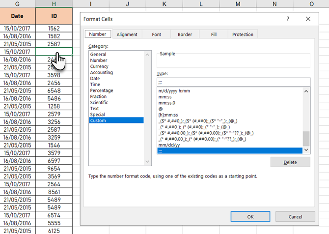 Cell contents hidden in Excel