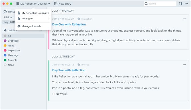 personal journal software free download for mac