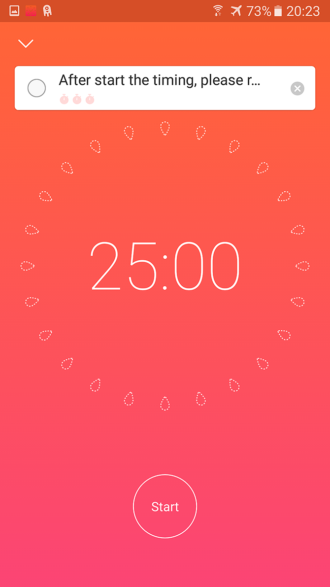 best android concentration apps - focus to-do timer