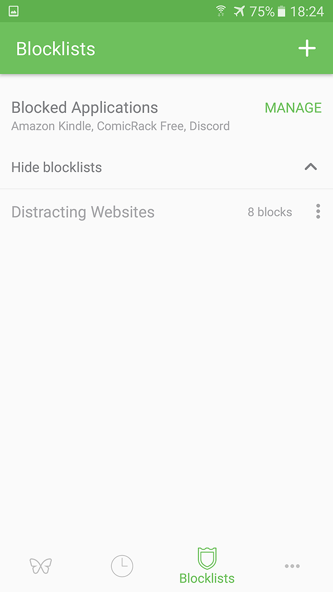 best android concentration apps - freedom blocks