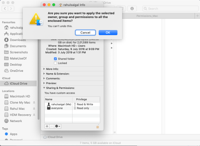 mac os x disk repair unable to repair disk permissions