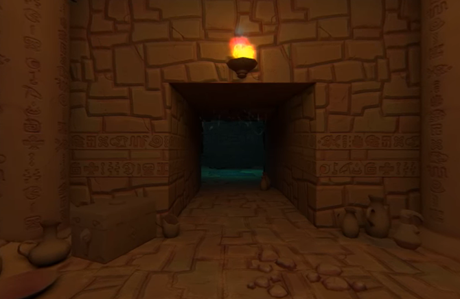 Hidden Temple Mobile VR Game