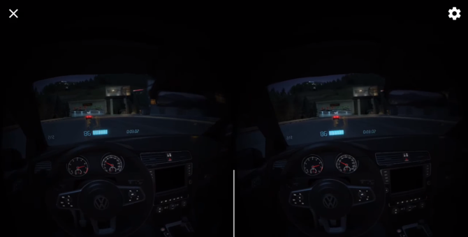 Need For Speed Mobile VR Game