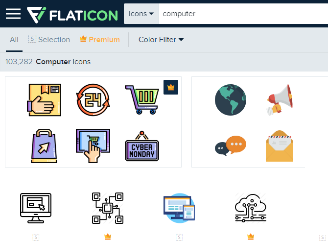 FlatIcon Computer Icons