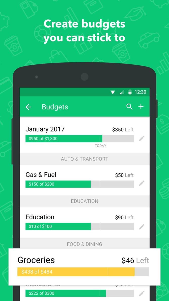 Mint Financial Tracking App