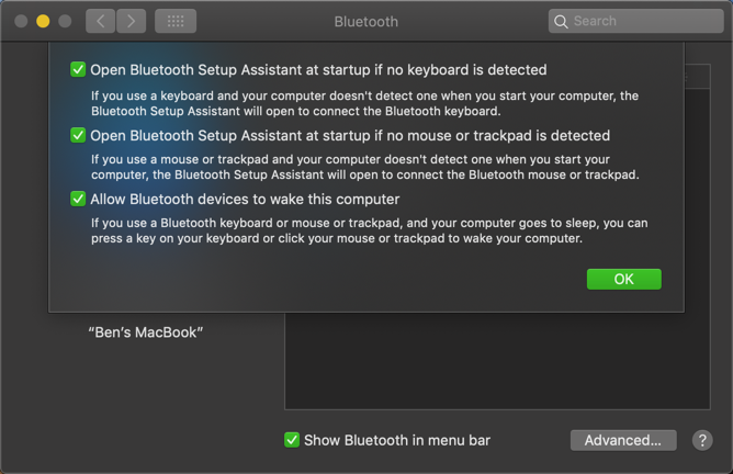 Mac Advanced Bluetooth Options - Come attivare il Bluetooth sul tuo Mac e accoppiare nuovi dispositivi