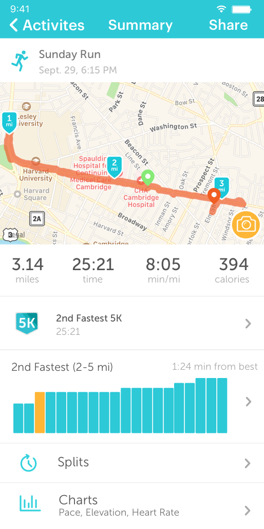 Track your workouts with Runkeeper