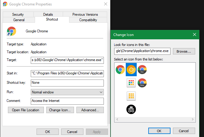 allow themes to change desktop icons windows 10