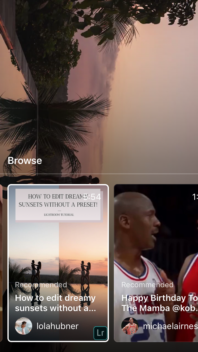 How to browse IGTV videos while you're watching one