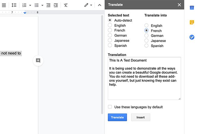 How to Make Google Docs Look Pretty Translate